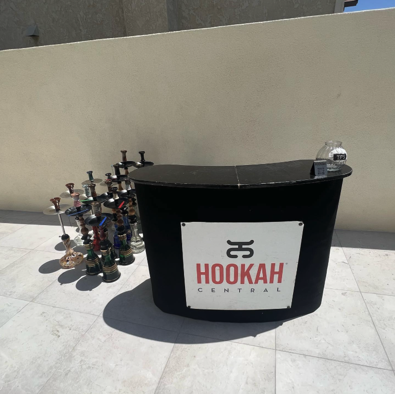 VIP table hookah service